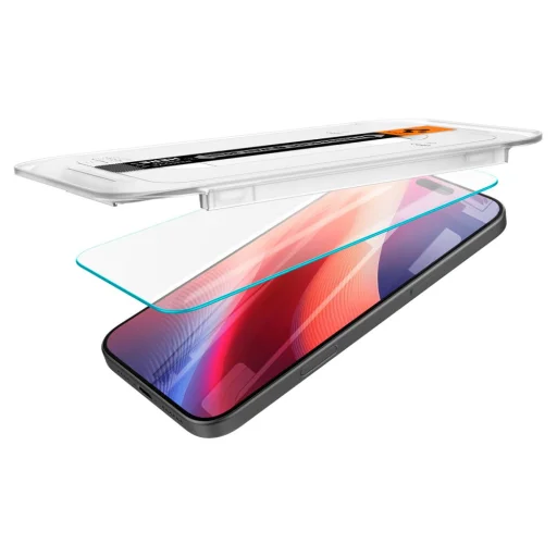  iPhone 16 Pro Max / 17 Pro Max Átlátszó Spigen Glas.tr "ez Fit" 2-darabos üvegfólia - 7