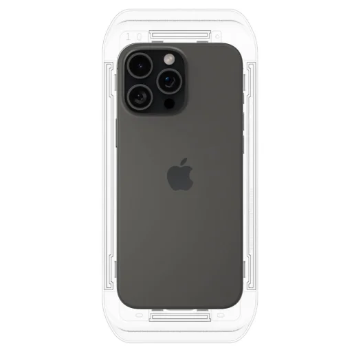  iPhone 16 Pro Max / 17 Pro Max Átlátszó Spigen Glas.tr "ez Fit" 2-darabos üvegfólia - 8