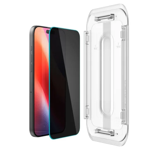 Spigen Glas.TR "EZ Fit" 2-PACK iPhone 16 Pro Max / 17 Pro Max Privacy üvegfólia - 3
