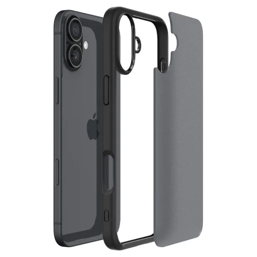Kryt Spigen Ultra Hybrid na iPhone 16 Frost Black - 8