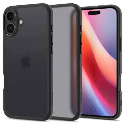 Kryt Spigen Ultra Hybrid na iPhone 16 Frost Black - 1