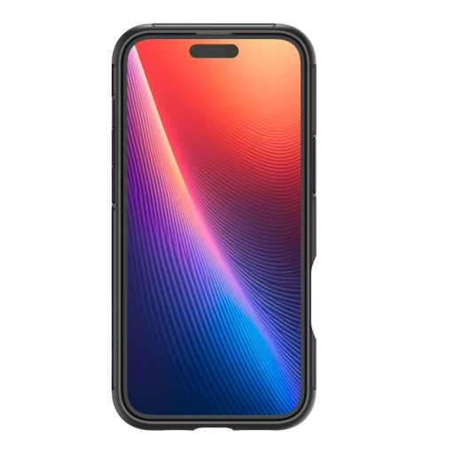  iPhone 16 Fekete Spigen Slim Armor Mag Magsafe tok - 5