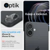 SPIGEN OPTIK GLAS.TR KAMERA VÉDŐ 2-DARABOS KÉSZLET IPHONE 16 / 16 PLUS ÁTLÁTSZÓ üvegfólia thumbnail