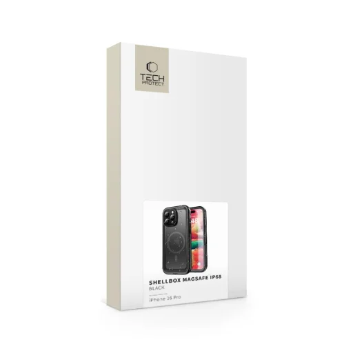 iPhone 16 Pro TECH-PROTECT SHELLBOX MAGSAFE IP68 FEKETE tok vízálló - 4