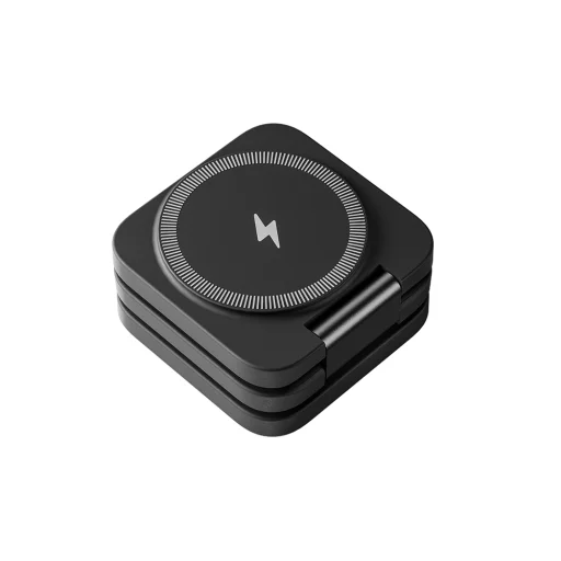 Benks töltőállomás W13 3 az 1-ben - 15W fekete magsafe - 2