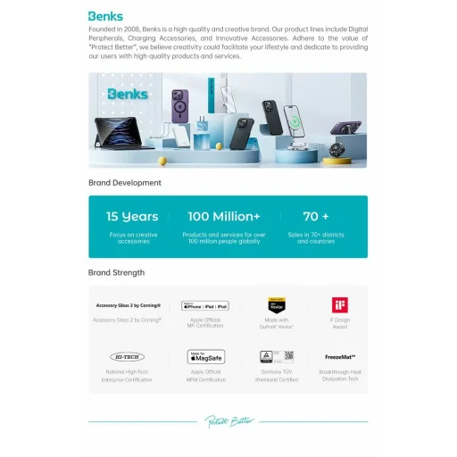  iPhone 14 Pro Benks Magnetic Aurora Kevlar 600D tok - 14