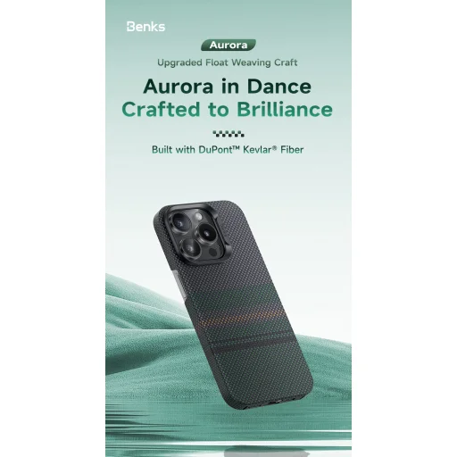  iPhone 14 Pro Benks Magnetic Aurora Kevlar 600D tok - 4