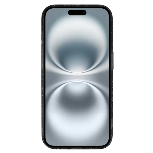 Flitteres Magsafe tok iPhone 16 fekete áttetsző - 3