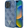  iPhone 16 kék GUESS tok GUHCP16SP4TDPB (PU bőr 4G háromszög Strassz) thumbnail