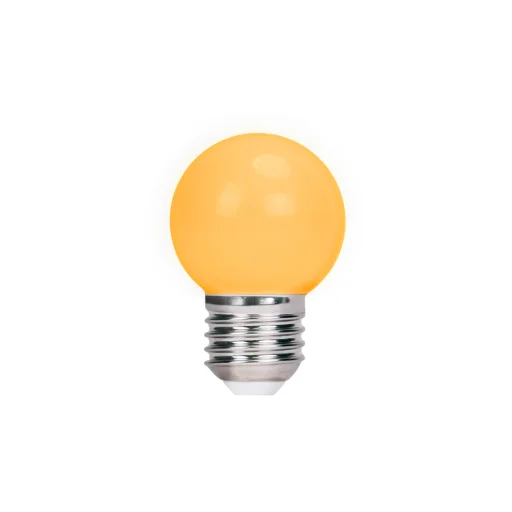 LED izzó E27 G45 2W 230v sárga 5db Forever Light - 2