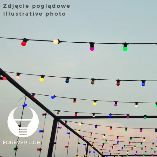 LED Izzó E27 G45 2W 230V narancssárga 5db Forever Light - 3