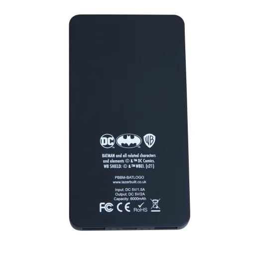 Batman power bank 6000 mAh Svietiace logo Batman - 7