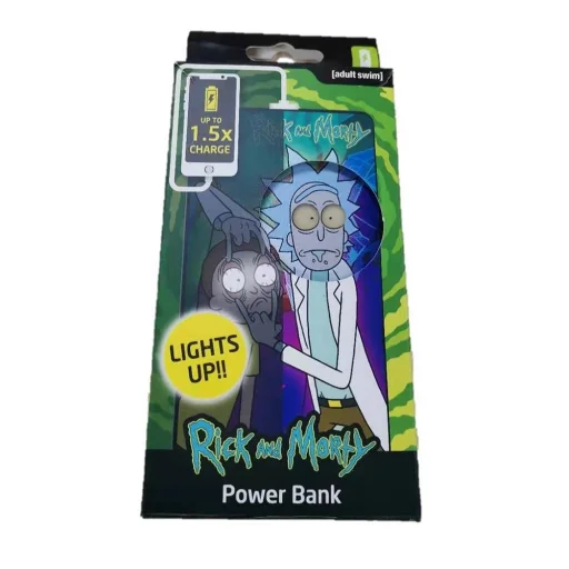 Rick & Morty power bank 4000 mAh világító szemekkel - 5