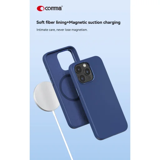 Comma Nature Mag tok iPhone 15 Plus-hoz rózsaszín - 5