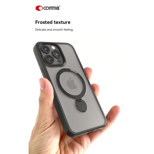 Comma Joy Shark Mag iPhone 15 tok fekete - 6