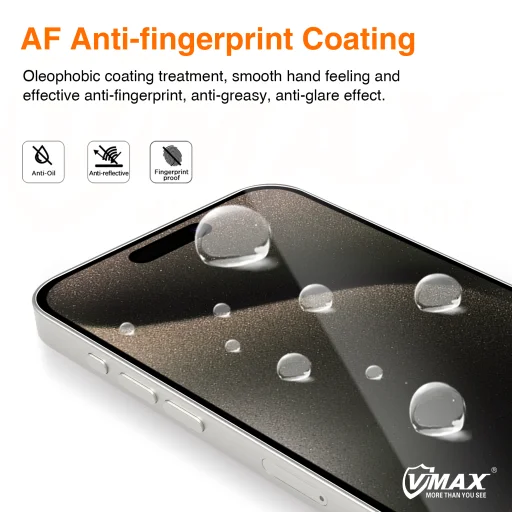 Vmax 2,5D Normál Átlátszó Üveg iPhone 15 Plus 6,7" üvegfólia - 14
