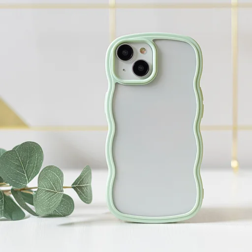 Hullám tok iPhone 12 / 12 Pro 6,1" zöld - 5