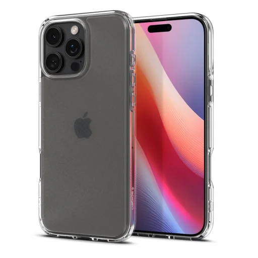  iPhone 16 Pro Átlátszó Fagyasztott Spigen Ultra Hybrid tok - 3