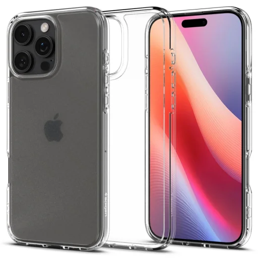  iPhone 16 Pro Átlátszó Fagyasztott Spigen Ultra Hybrid tok - 1