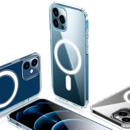  iPhone 17 Air 6,6" átlátszó nagy lyukú Anti Shock 1,5 mm Mag tok - 5