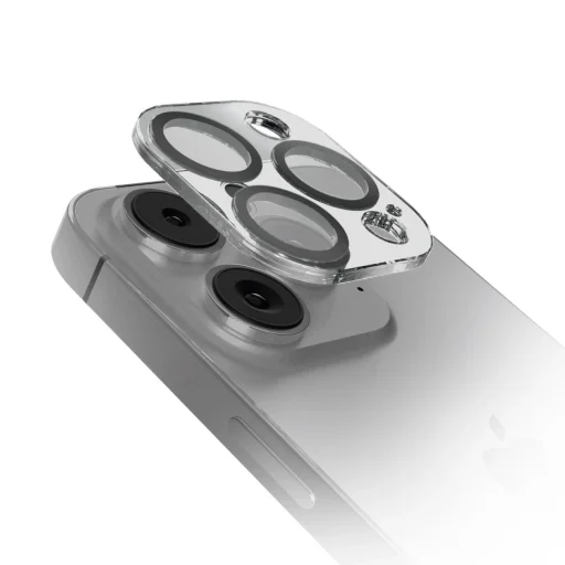 SBS Active Camera Lens D3O edzett üvegfólia iPhone 16 Pro/16 Pro Max kamerához - 1