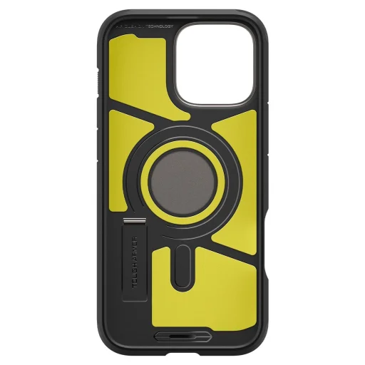  iPhone 16 Pro Max Spigen Tough Armor MagSafe tok állvánnyal - gunmetal - 3