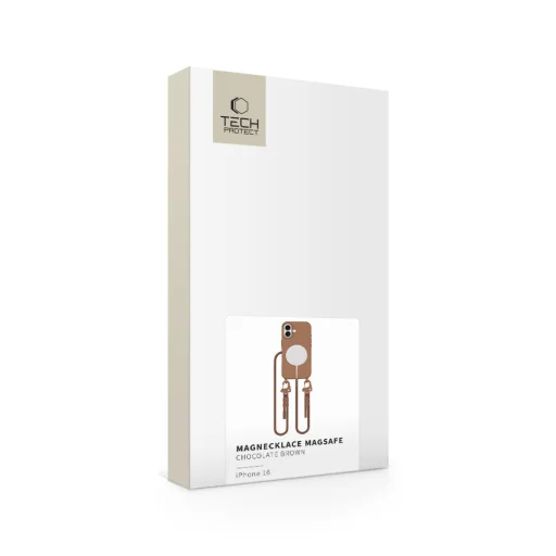 Tech-protect Magnecklace Magsafe Iphone 16 Széria Csokoládébarna Tok - 3