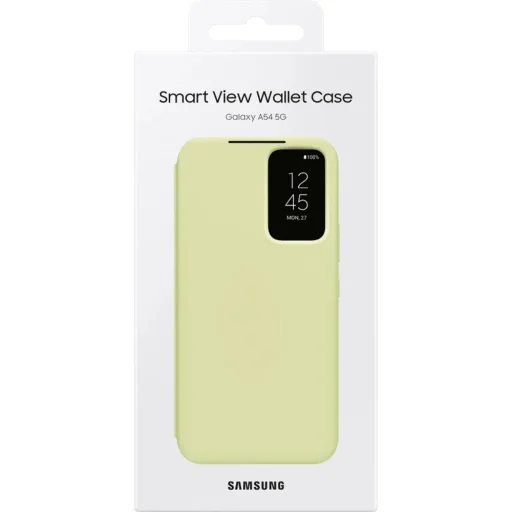 EF-ZA546CGE Samsung Smart View Cover tok Samsung Galaxy A54 5G-hez Lime színben - 6
