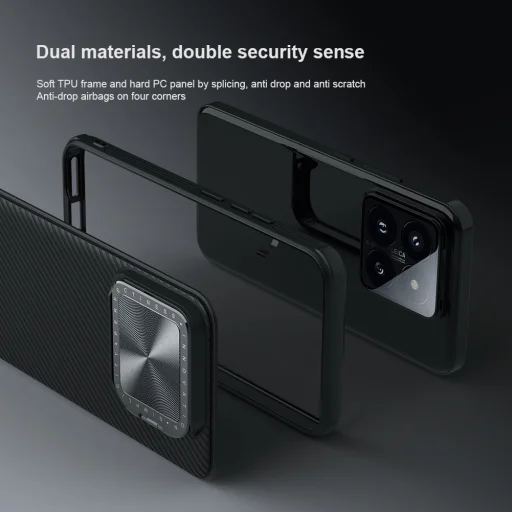 Nillkin CamShield Prop tok Xiaomi 14 Fekete - 5