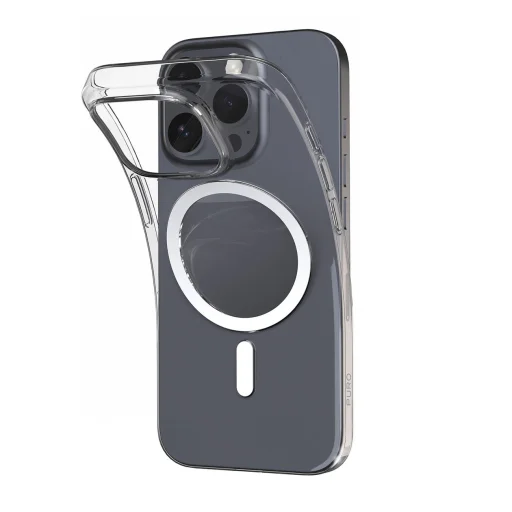 Puro 03 Mag MagSafe szilikon tok iPhone 16 Pro Max - átlátszó - 1