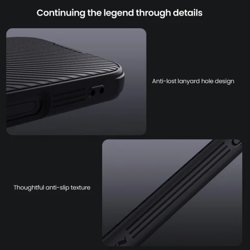 Nillkin CamShield PRO MagSafe Kemény Tok Apple iPhone 16 Fekete - 7