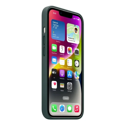 MPP53FE/A Apple bőrtok Magsafe-hez iPhone 14-hez Erdei Zöld - 3