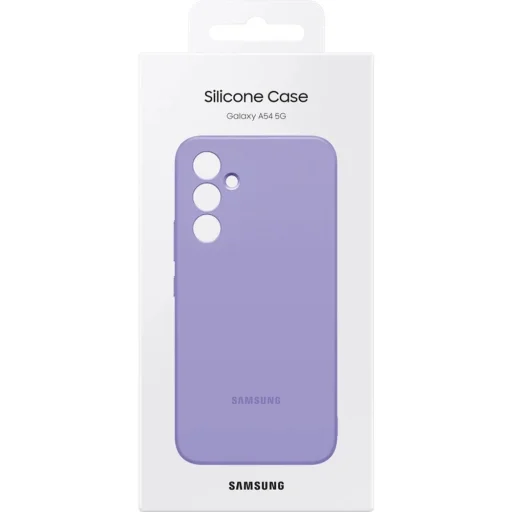 EF-PA546TVE Samsung Silicone Cover Galaxy A54 5G Kék Áfonya tok - 5