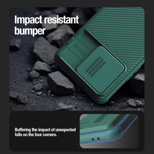 Nillkin CamShield PRO Mágneses Kemény Tok Poco F6 Pro Fekete - 6