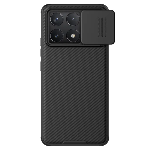 Nillkin CamShield PRO Mágneses Kemény Tok Poco F6 Pro Fekete - 1