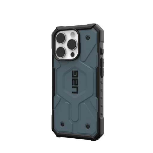 (UAG) Urban Armor Gear Pathfinder tok kompatibilis MagSafe-fel IPHONE 16 Pro-hoz felhőkék - 6