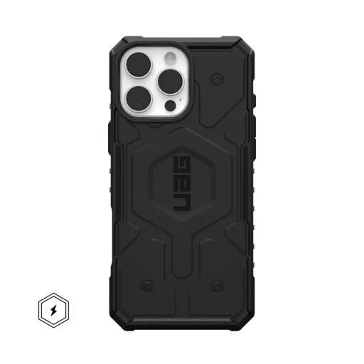 (UAG) Urban Armor Gear Pathfinder MagSafe kompatibilis tok iPhone 16 Pro Max fekete - 1