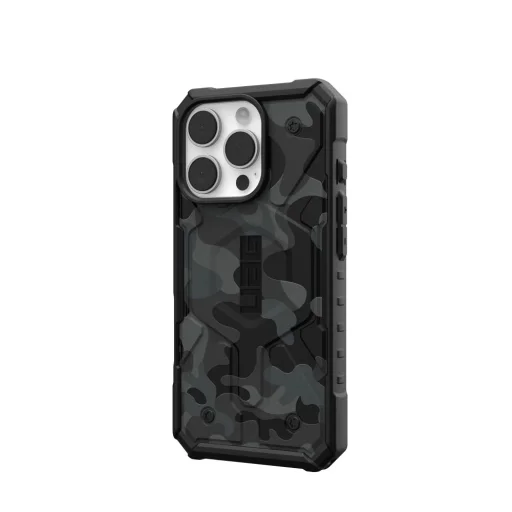 (UAG) Urban Armor Gear Pathfinder SE kompatibilis a MagSafe-fel iPhone 16 Pro midnight camo tok - 5
