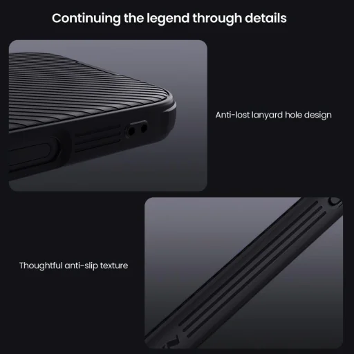 Nillkin CamShield PRO MagSafe Kemény Tok Apple iPhone 16 Pro Fekete - 7