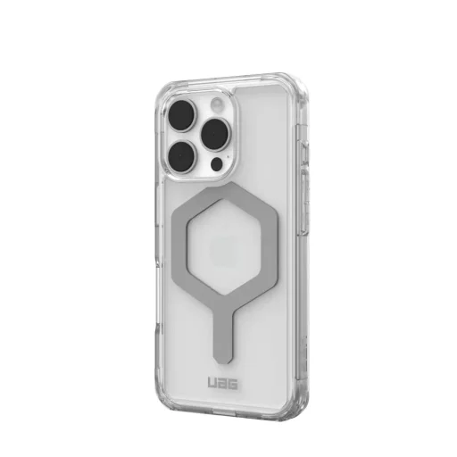 (UAG) Urban Armor Gear Plyo tok MagSafe kompatibilis iPhone 16 Pro jég / ezüst - 4