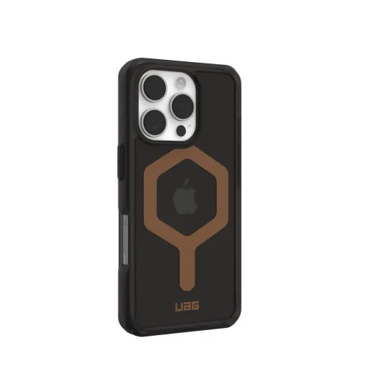 Case (UAG) Urban Armor Gear Plyo kompatibilis MagSafe-fel az iPhone 16 Pro-hoz fekete / bronz tok - 4