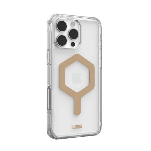 (UAG) Urban Armor Gear Plyo Apple iPhone 16 Pro Max tok MagSafe kompatibilitással jég / arany - 2
