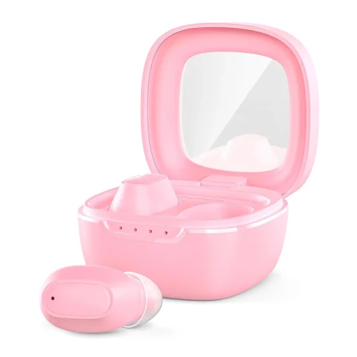 Choetech MEMS vezeték nélküli TWS Bluetooth 5.3 fejhallgató - rózsaszín - 1