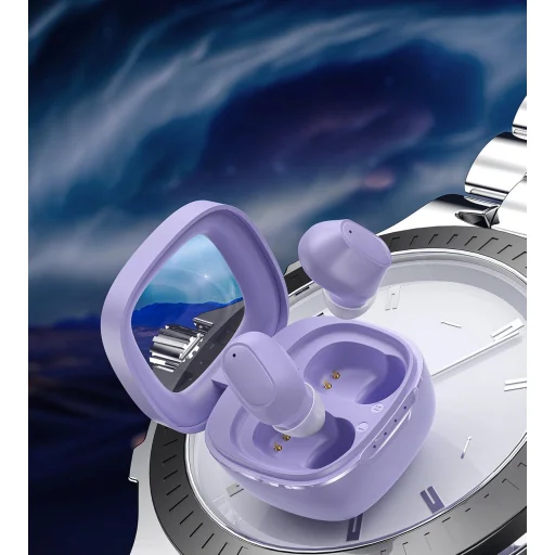 Choetech MEMS vezeték nélküli TWS Bluetooth 5.3 fülhallgató - lila - 6