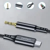 Choetech AUX006 USB-C / mini jack 3.5mm kábel 1 m - fekete thumbnail