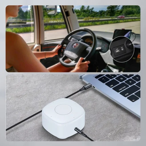 Choetech AUX006 USB-C / mini jack 3.5mm kábel 1 m - fekete - 6