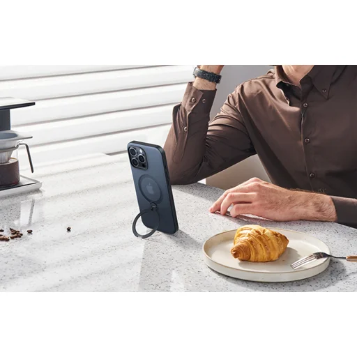 Torras Ostand Spin tok iPhone 16 Pro Max (Fekete) - 4