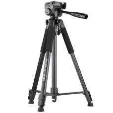 Alumínium fotós állvány állítható talppal - szürke