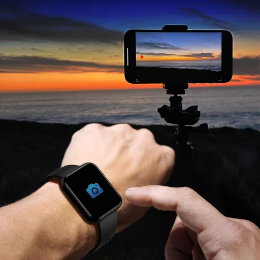 Choetech WT001 okosóra hívásfogadási funkcióval és IP67 védelemmel - fekete - 13