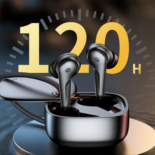 Choetech BH-T17 vezeték nélküli TWS ANC ENC IPX6 fejhallgató - fekete - 6